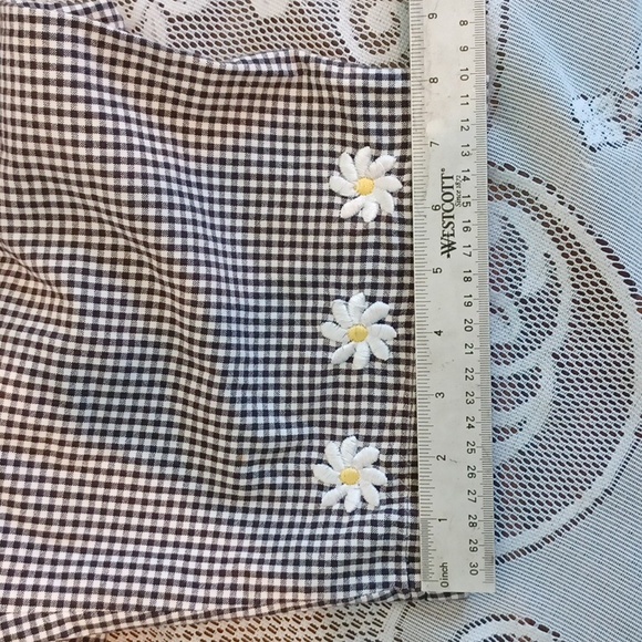 M Daisy/Checkered Capris 6322 - Picture 3 of 4